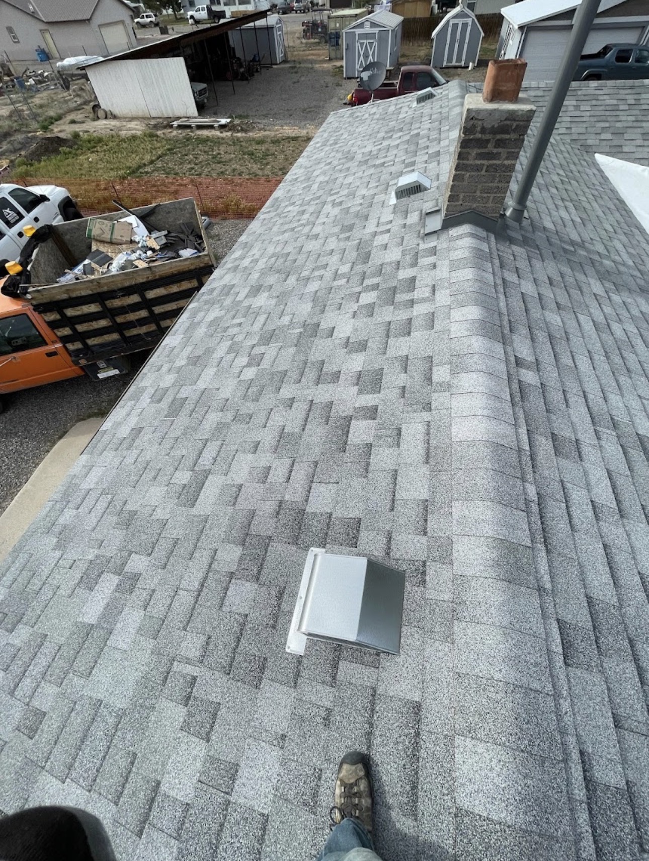 Shingle roof