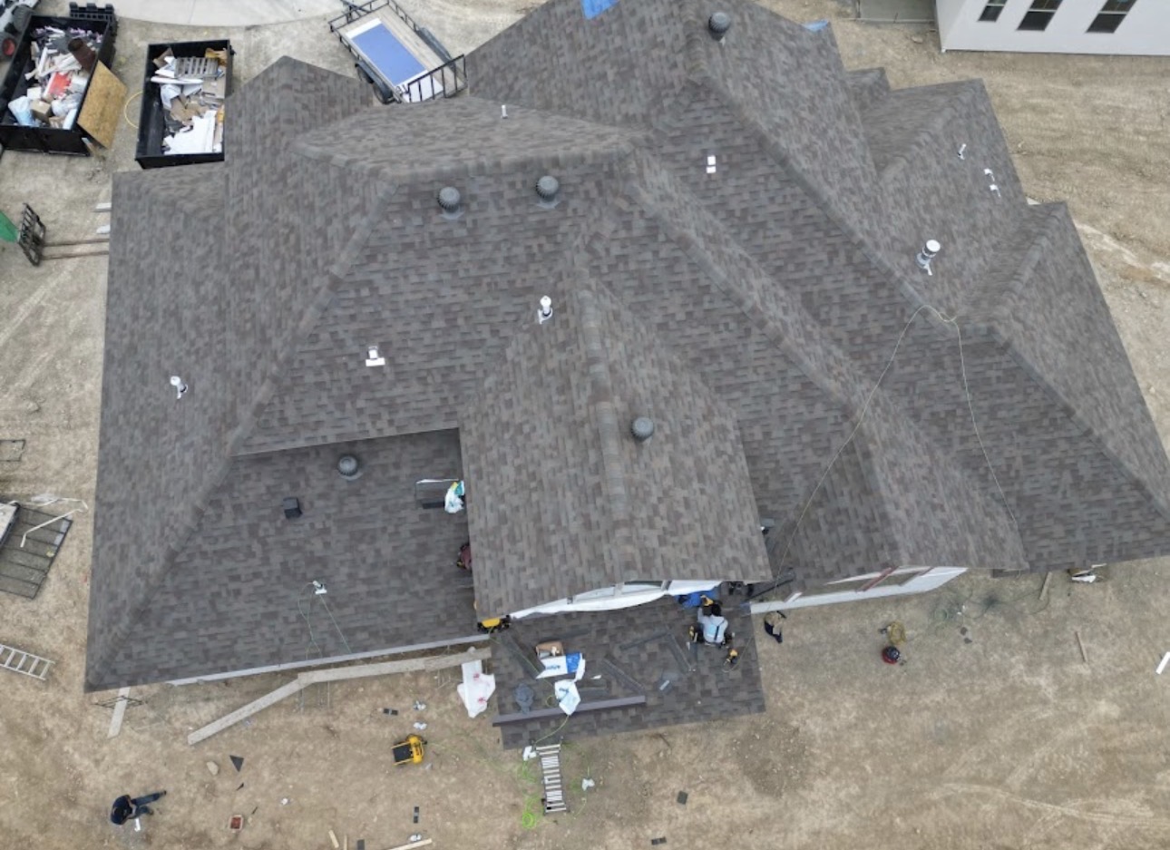 Shingle roof