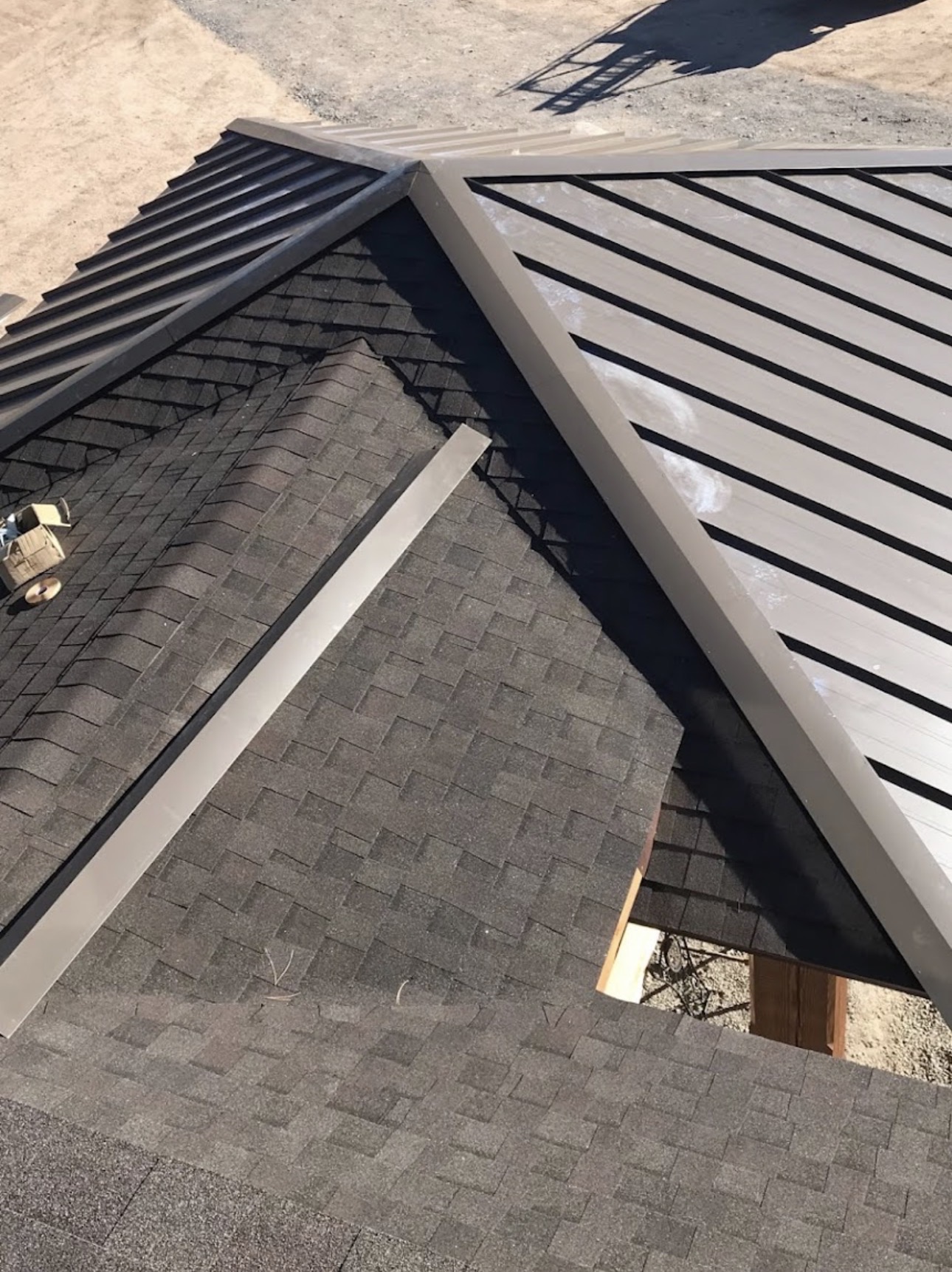 Roof transition detail