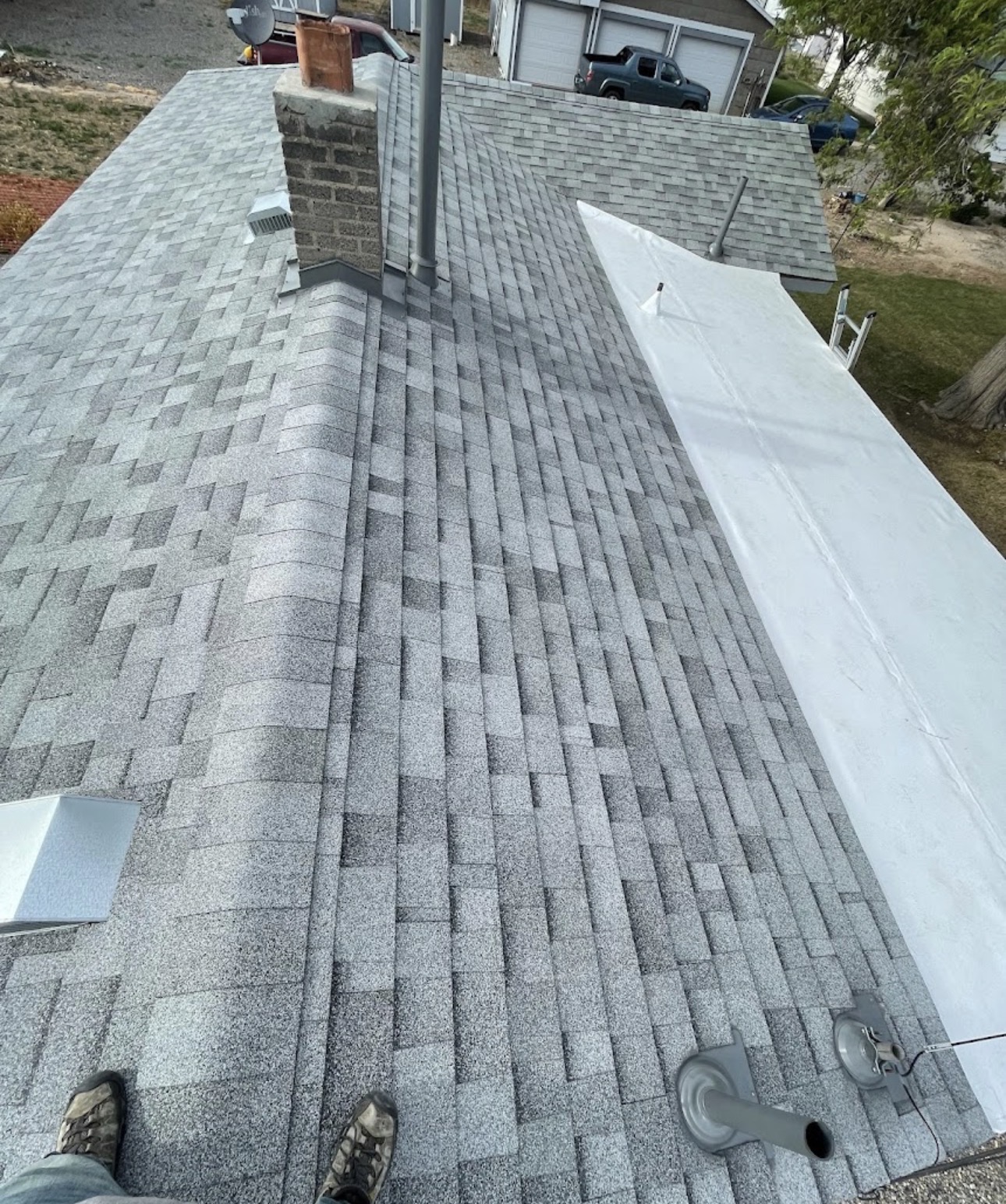 Shingle roof