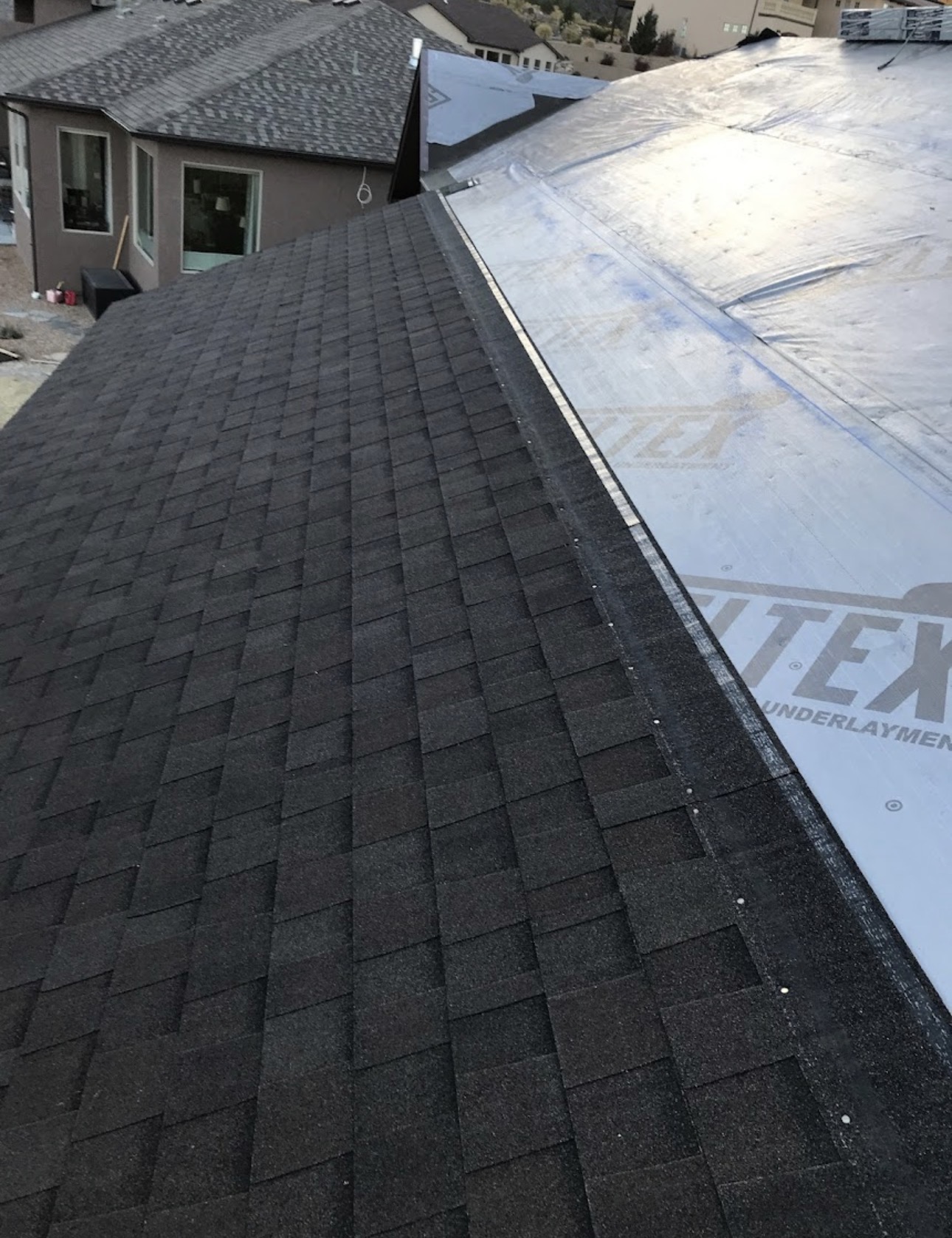 Shingle roof