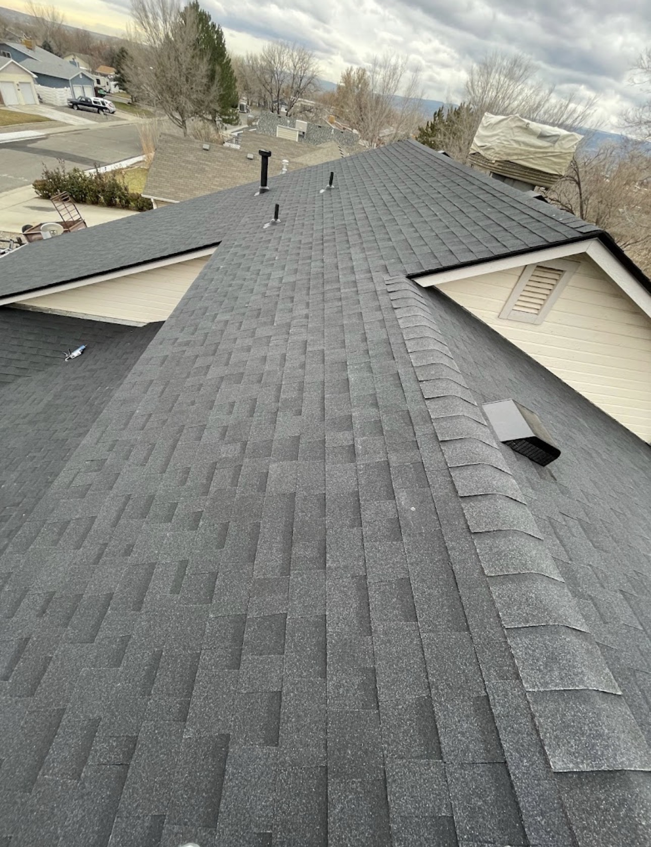 Shingle roof